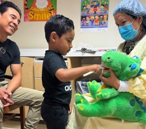 Early Intervention Program provides practice brushing teeth