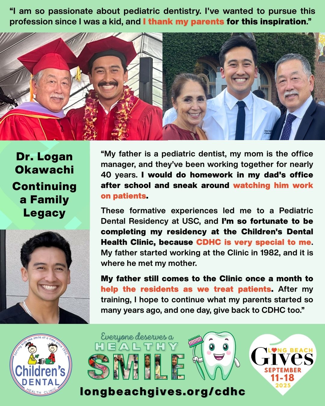Dr. Logan - Continuing a Family Legacy - Long Beach Gives 2025